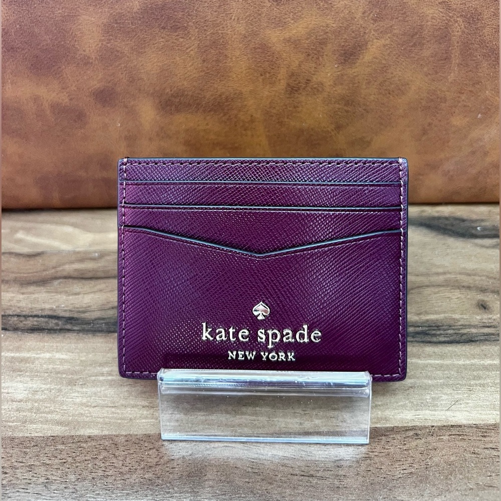 Kate Spade Purple Deep Berry Card Holder